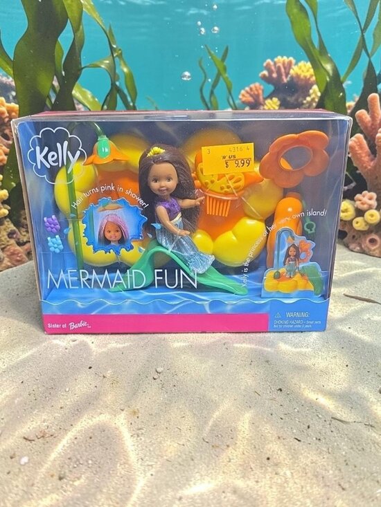 Barbie Other - 2001 Kelly Mermaid Fun Doll And  Playset Barbie -NRFB
